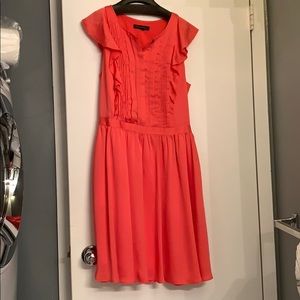 Like New coral Banana Republic dress
